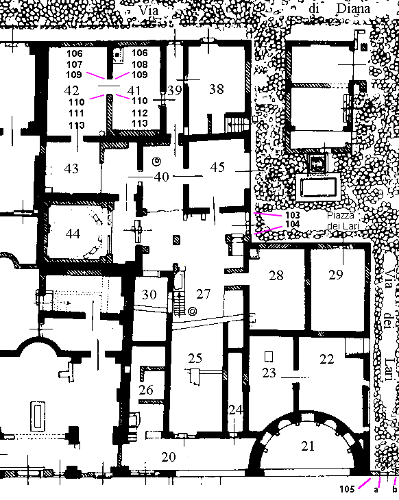 Plan of the building