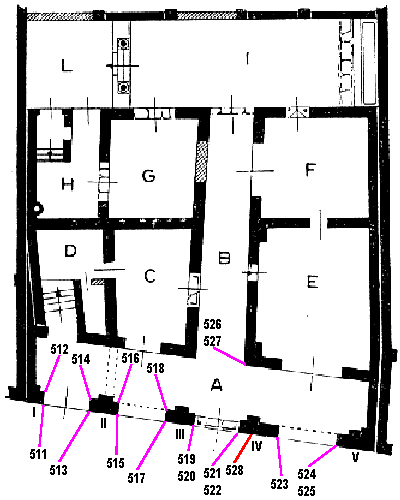 Plan of the building