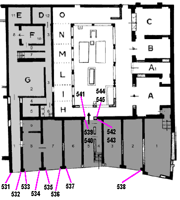 Plan of the buildings