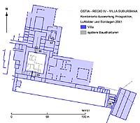 Pianta della Villa suburbana