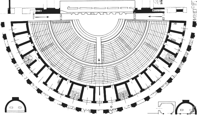 Plan of the theatre